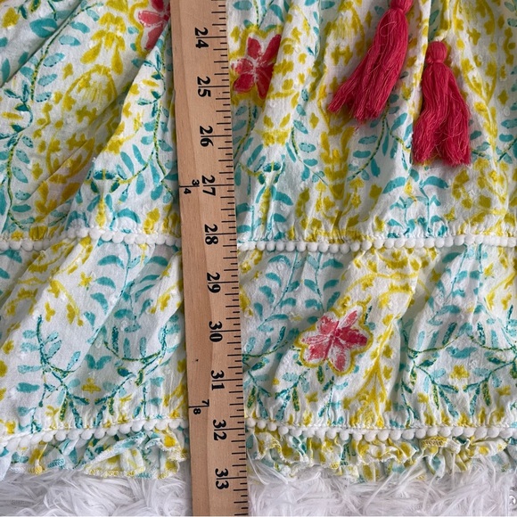 Modaposa Multicolored Dress Womens Small Button Front Boho - Picture 9 of 11